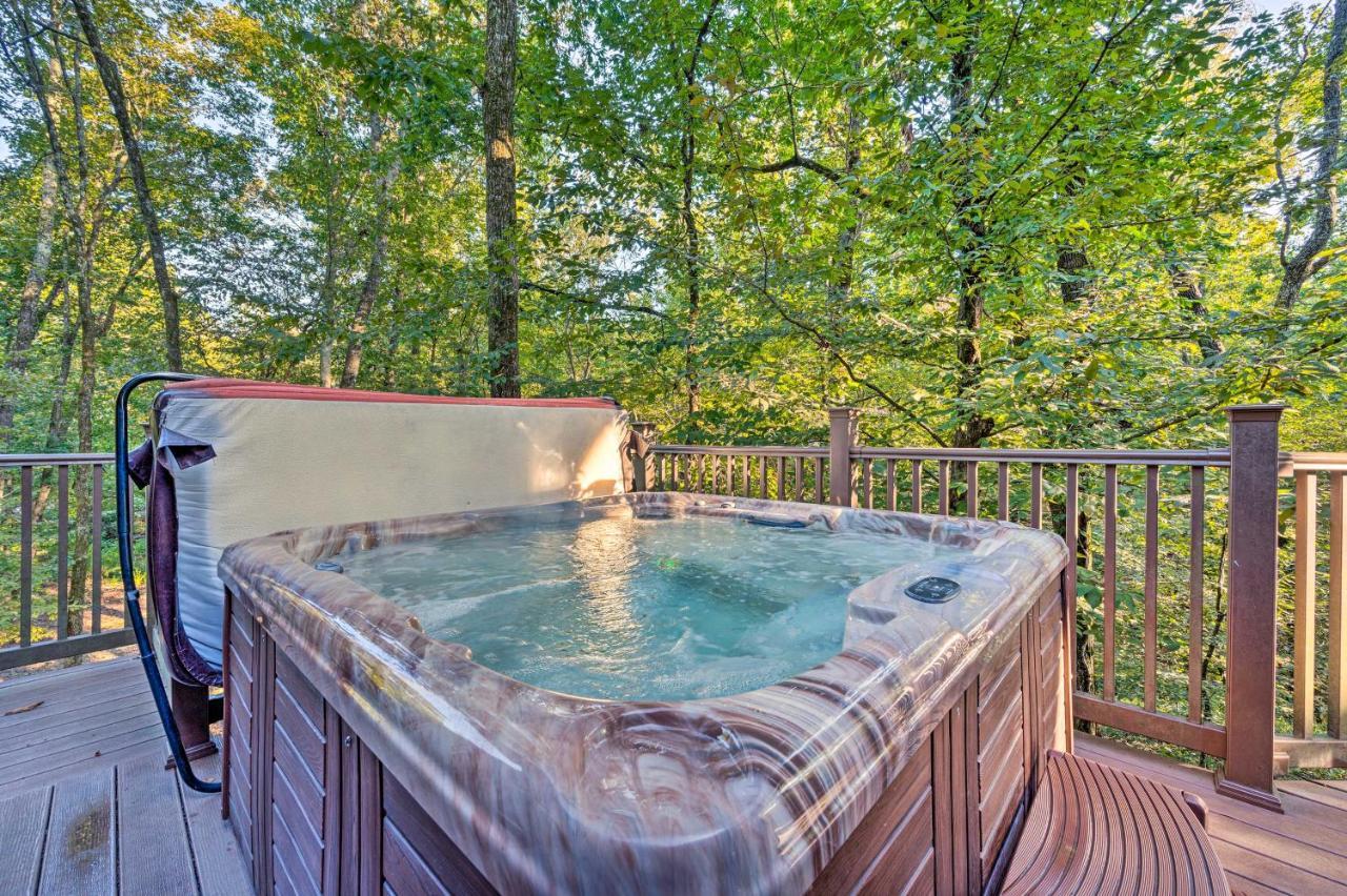 Creekside Broken Bow Cabin With Hot Tub And Fire Pit! Stephens Gap エクステリア 写真