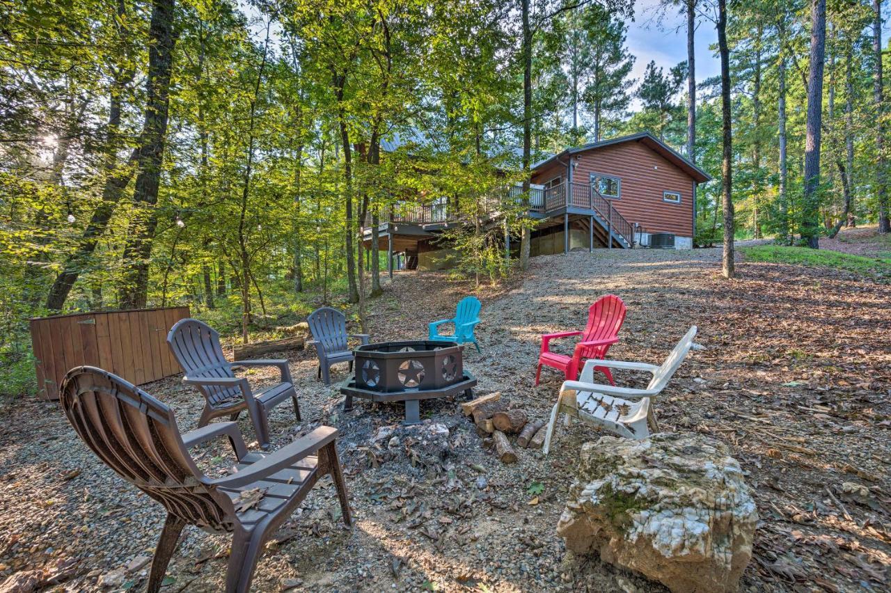 Creekside Broken Bow Cabin With Hot Tub And Fire Pit! Stephens Gap エクステリア 写真
